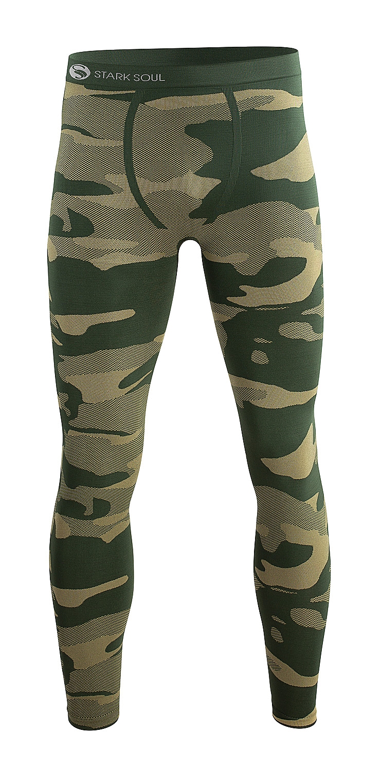 Verward Posters voordelig Stark Soul thermobroek voor heren in camouflage print - Bodywear Superstore
